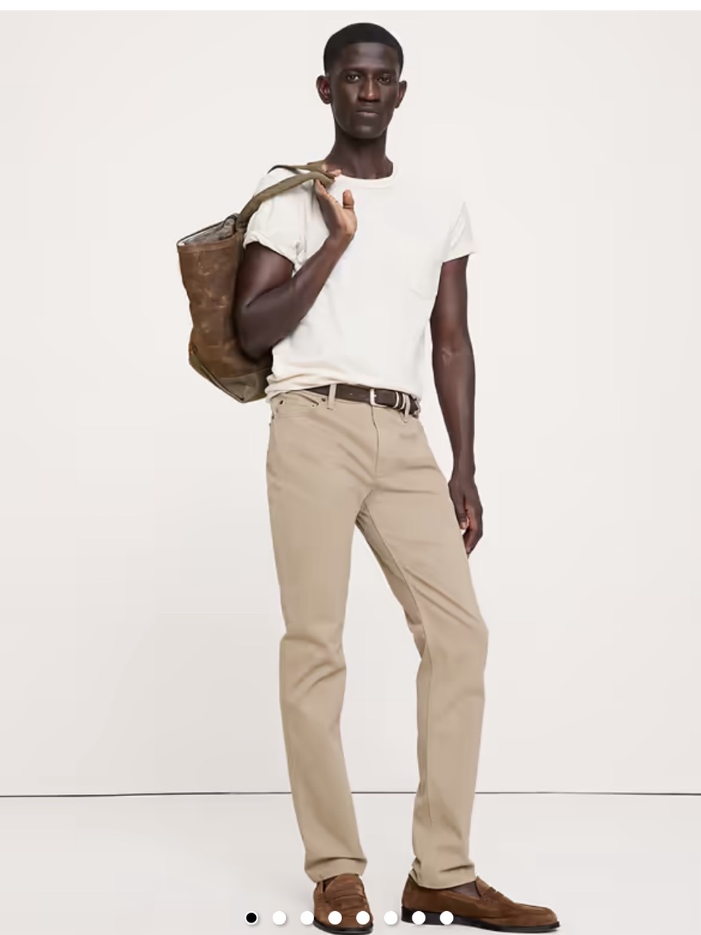 Banana Republic Men's Skinny Jeans in Tan